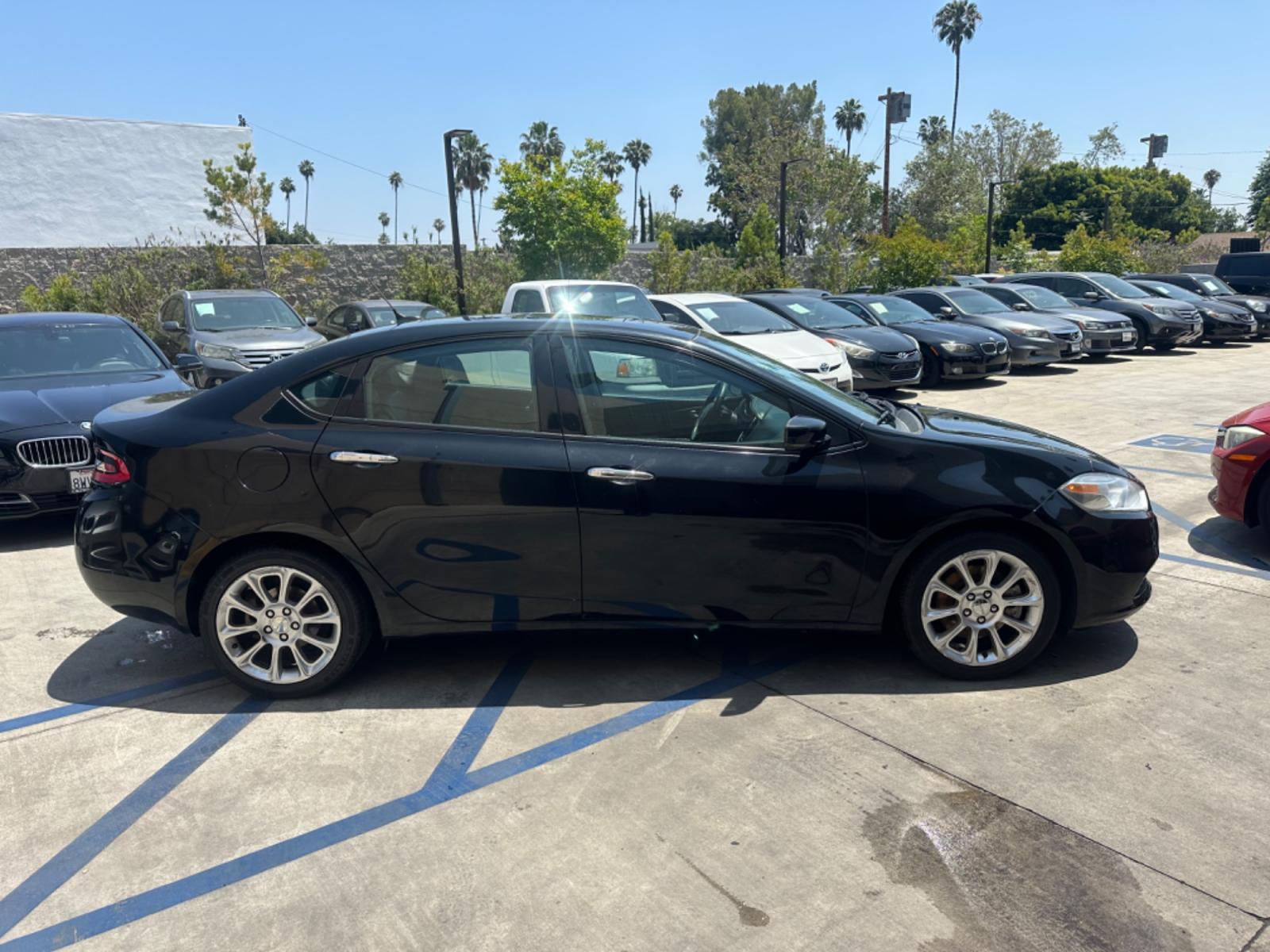 2013 Black Metallic /BLACK Dodge Dart LIMITED (1C3CDFCH4DD) with an 1.4L L4 DOHC 16V TURBO engine, 5-Speed Automatic transmission, located at 30 S. Berkeley Avenue, Pasadena, CA, 91107, (626) 248-7567, 34.145447, -118.109398 - Photo #6